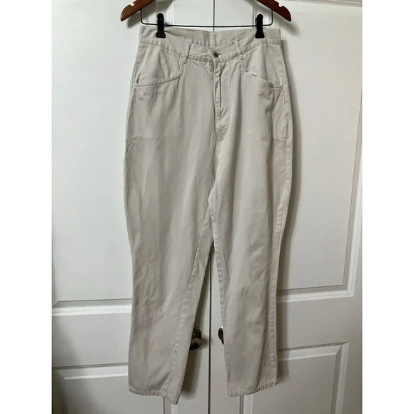 Vintage 90s Club Monaco Off White Riding Equestrian Jodhpur Style Pants - Picture 2 of 8
